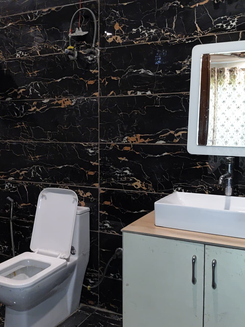 Premium black marble bathroom