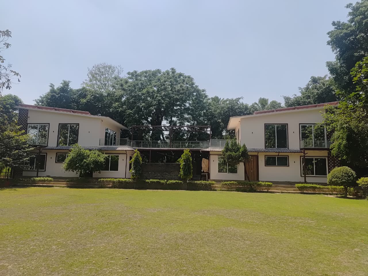 Angel Garden Farmhouse twin cottages during day
